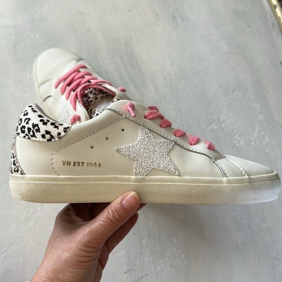 Vintage Havana Women’s Giselle Cheetah Size 37 US 7 Slip On Sneakers Leather - Picture 12 of 16